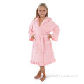 Coton doux Terry Kids Bathrobe avec swing inférieur